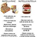 RAIZ AND NUTELLA, Nutella da câncer