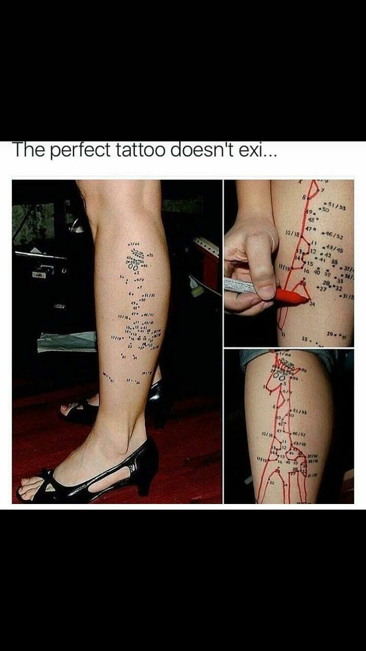 El tatuaje perfecto no exis... - meme