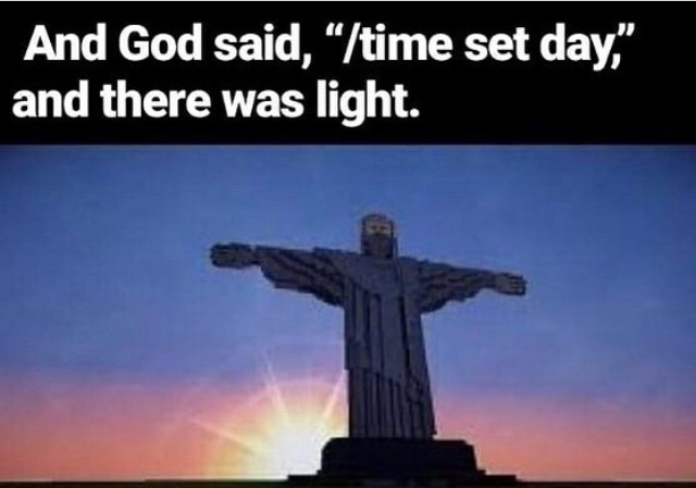 Let there be light - meme