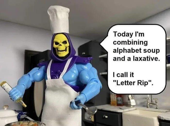 Chef Skeletor - meme
