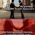 My computer and my grandpa