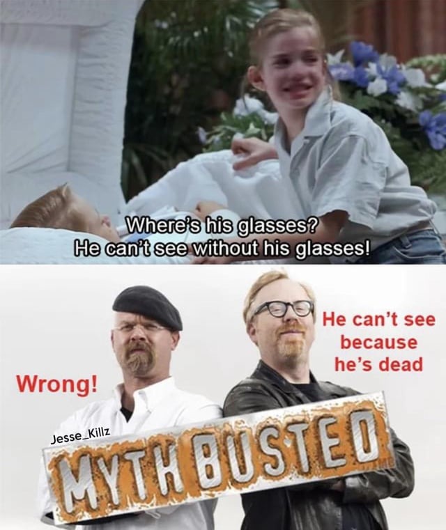Myth busted meme