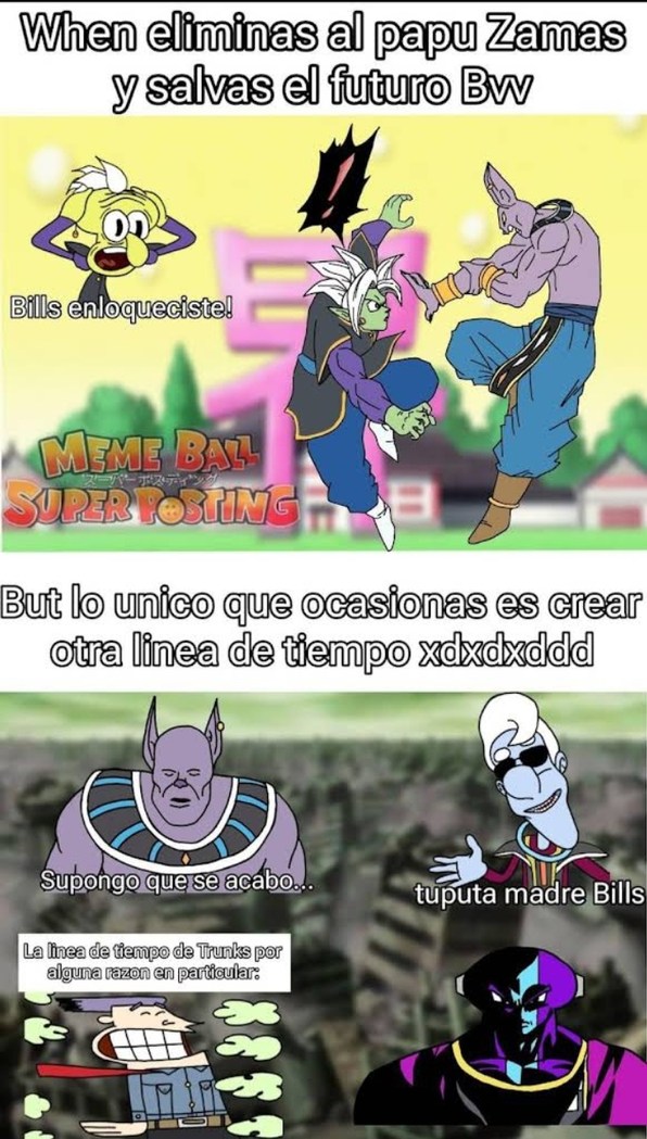 La saga de goku black be like: - meme