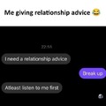 Relationship advice