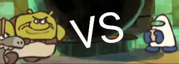 Shrek vs amogus - meme
