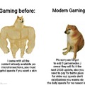 Gaming before vs Now
