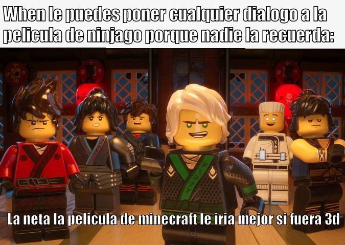 Literalmente que película más olvidable, incluso el fan más fiel de la serie se impresionará de la existencia de esto - meme