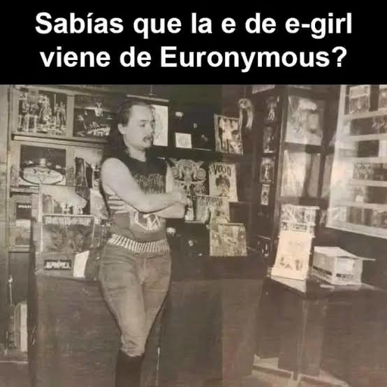 Gustarte las egirls = gei de closet - meme