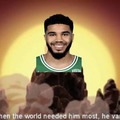 Jayson Tatum in the last game of the NBA finals