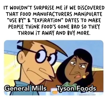 General Mills and Tyson foods - meme