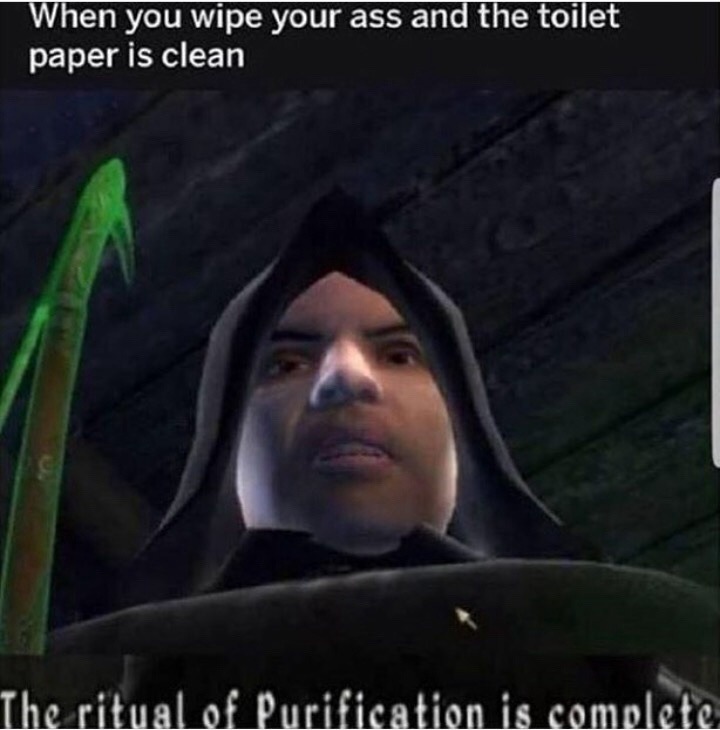 Press F to wipe again - meme