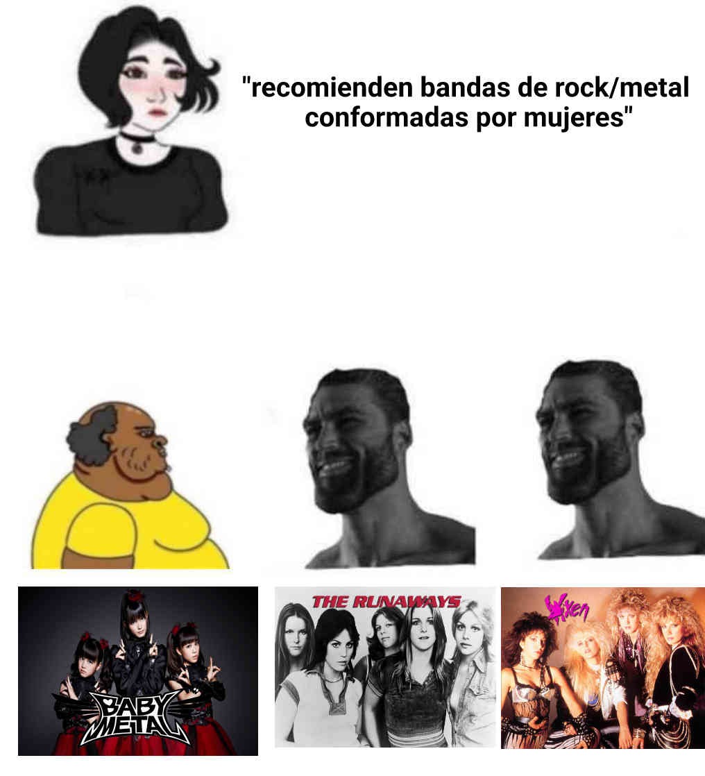 Rock femenino - meme