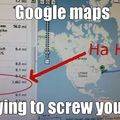 Google maps fail