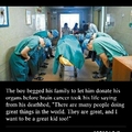 Doctors bow to brave boy