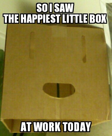 lil happy box - meme