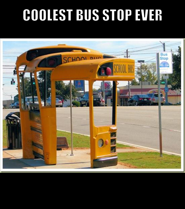 Bus stop fashion - meme