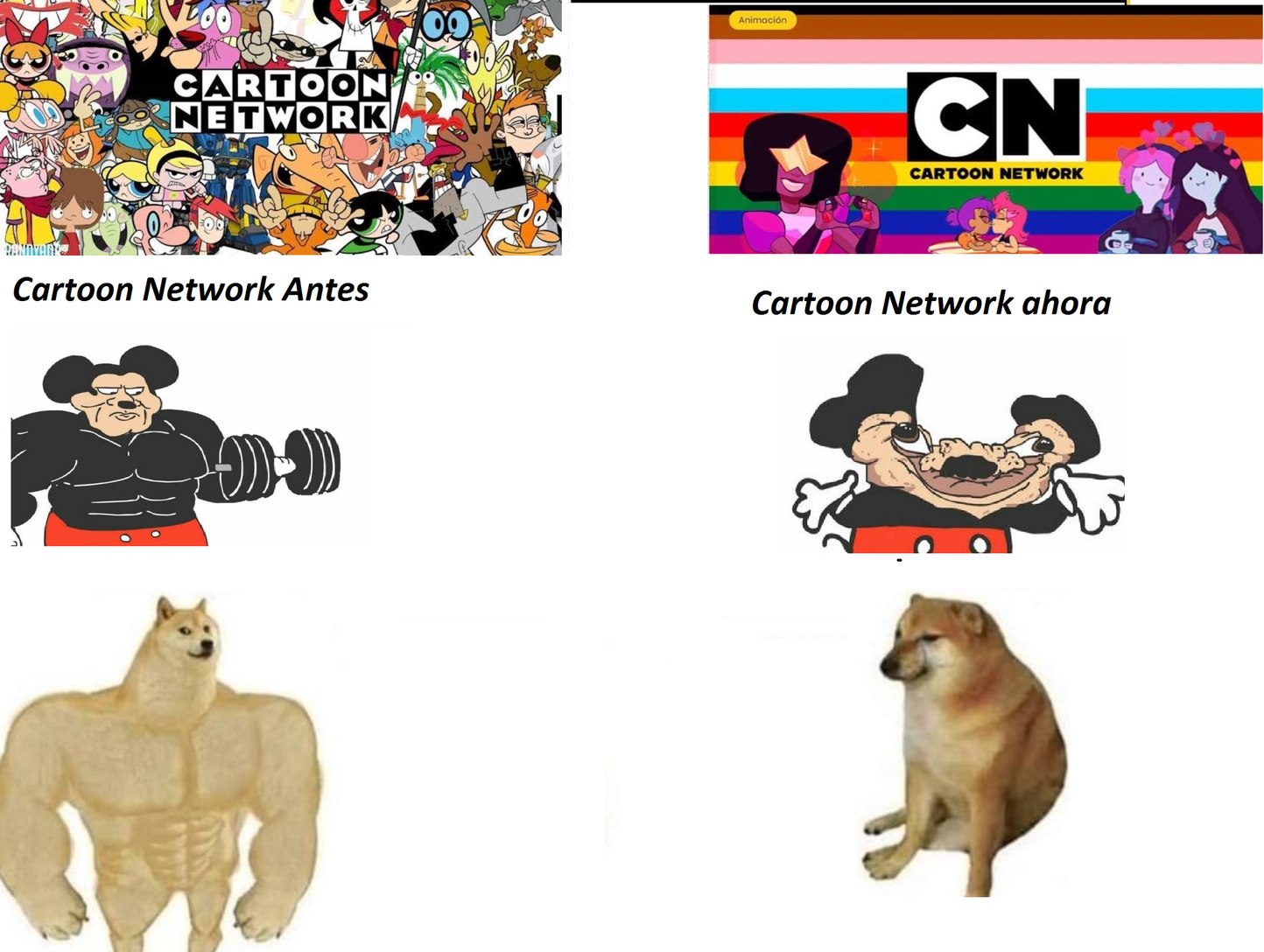 Que triste se ha vuelto Cartoon Network actualmente - meme