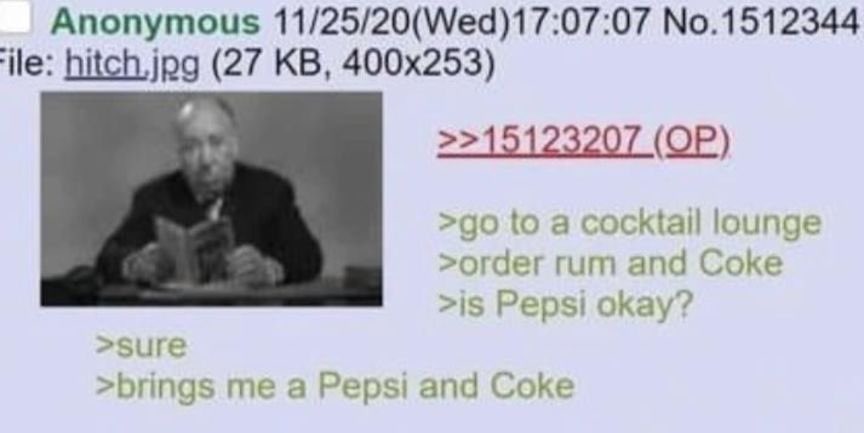 Rum and Pepsi - meme