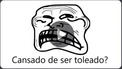 cansado de ser trolleado? - meme