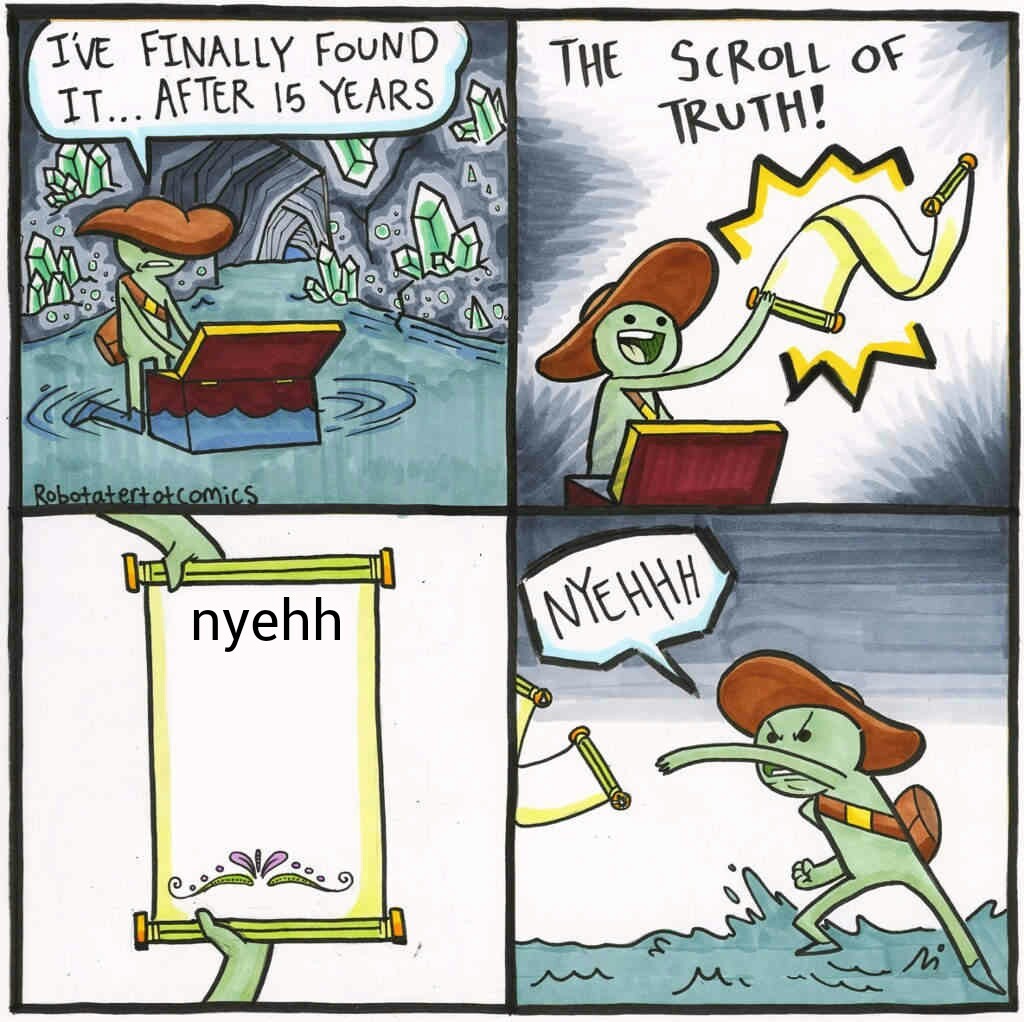 Nyehh - meme