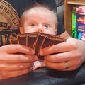 My friend's baby kept mean mugging me during our Gloomhaven session.