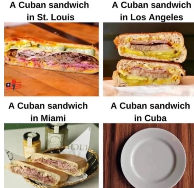 Cubans are hungry im not... - meme