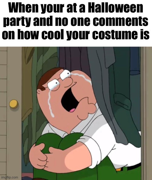 Crying for Halloween - meme
