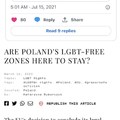 Poland’s fight against Neo-Marxism holding up; EU trying to destroy these pedo-free safe zones