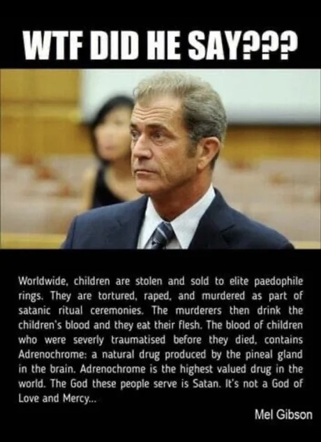 Mel Gibson doesn't sound so crazy after all - meme