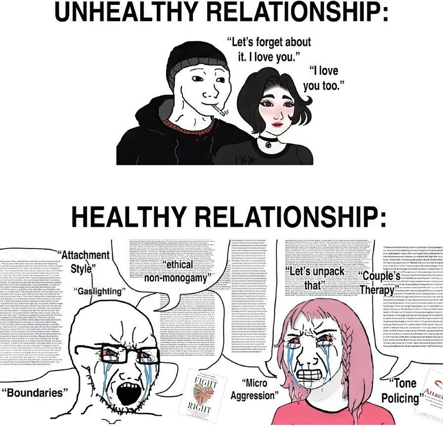 Healthy relationship, goy - meme