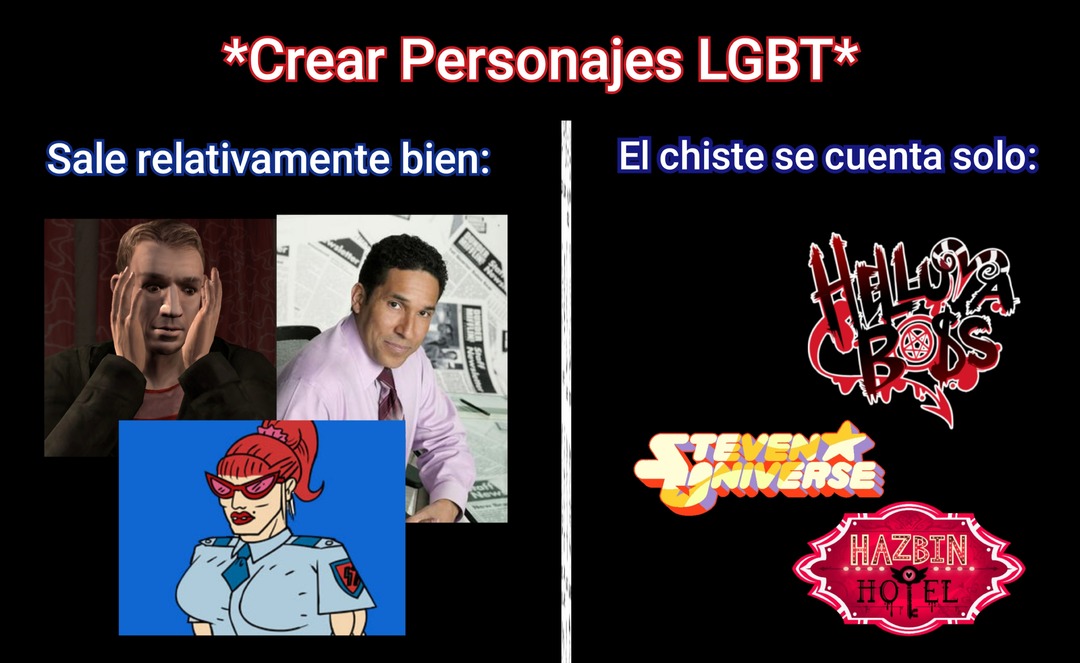 Ya que es el mes de Ivan, quería recordarles a personajes bien hechos y otros hechos con el culo :boomer: - meme