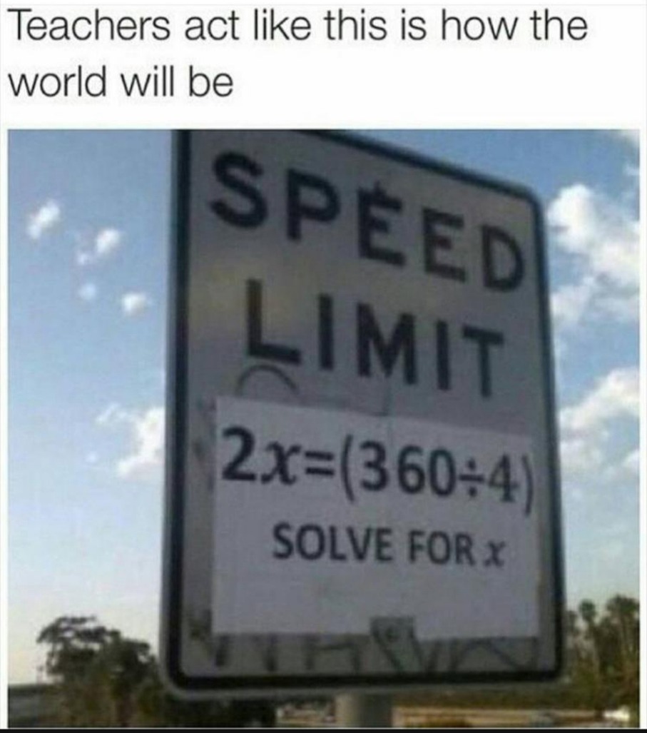 I hate math - meme