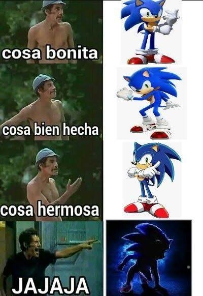 Un meme de Sonic