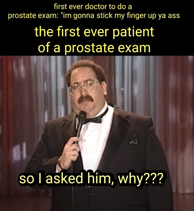 swollen prostate - meme