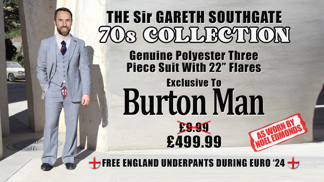 Sir Gareth Southgate - The Polyester Man - meme
