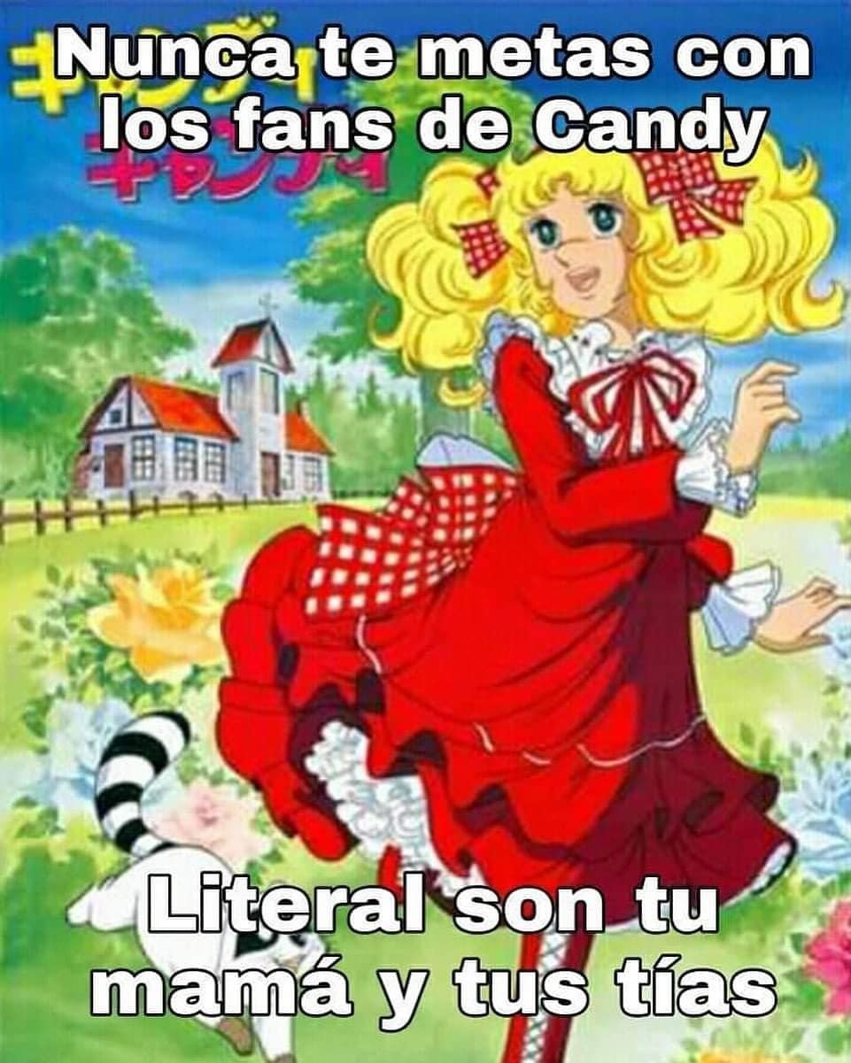 Nunca te metas con las fans de Candy - meme