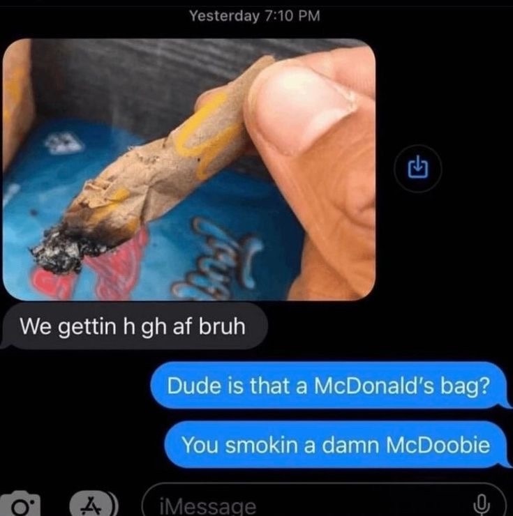 McDonald’s peak bro - meme