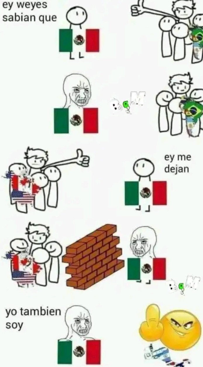 ¿Por qué México tiene que ser la burla de América? - meme