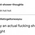 Shower thought