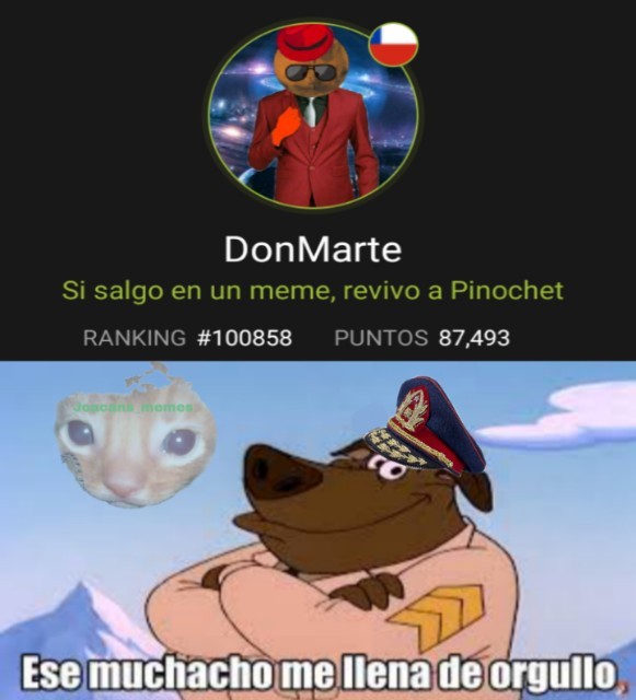 Mi general, Augusto Pinochet - meme