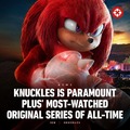 Knuckles series success