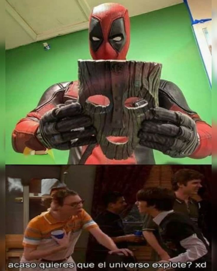 Deadpool con mascara - meme