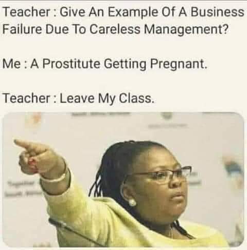 The teacher is just mad because the prostitute is her daughter - meme