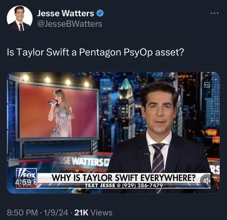 Is Taylor Swift Pentagon PsyOp asset? - meme