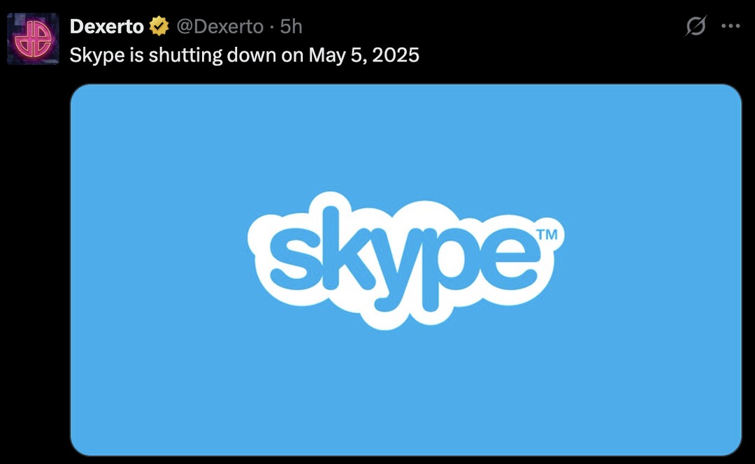Bye Skype - meme