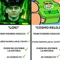 Loki vs Cosmo reloj