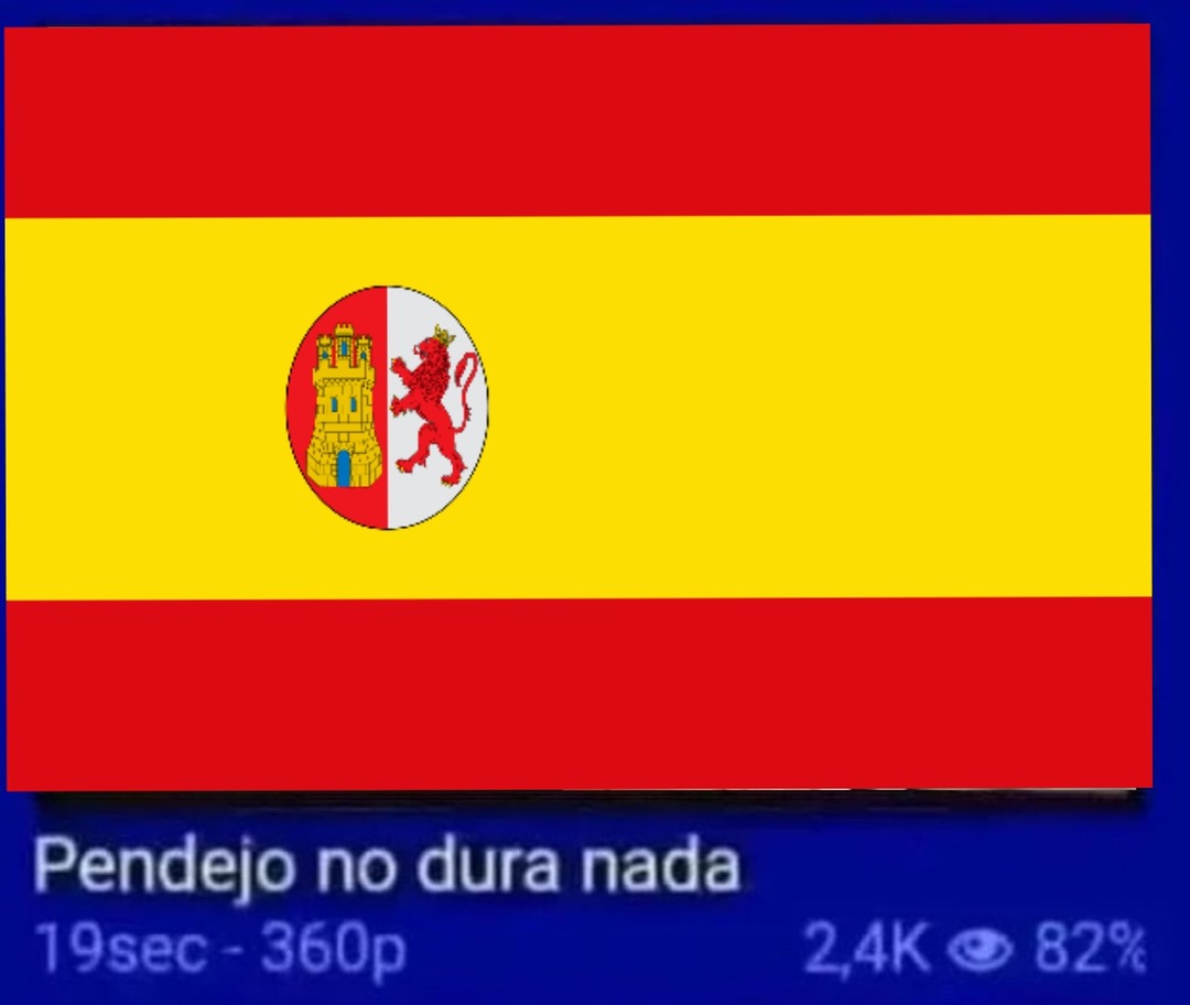 Es la bandera de la Primera República Española que no duró ni un año - meme