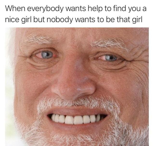 Looking for a nice girl - meme