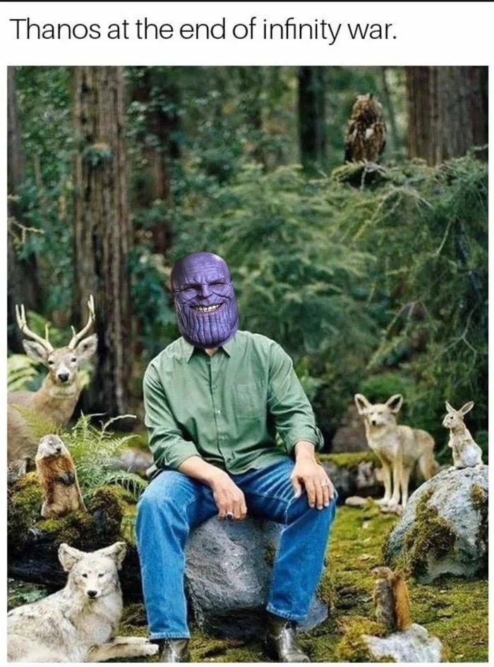 Thanos é do Greenpeace - meme