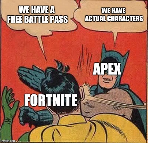 apex vs fortnite - meme